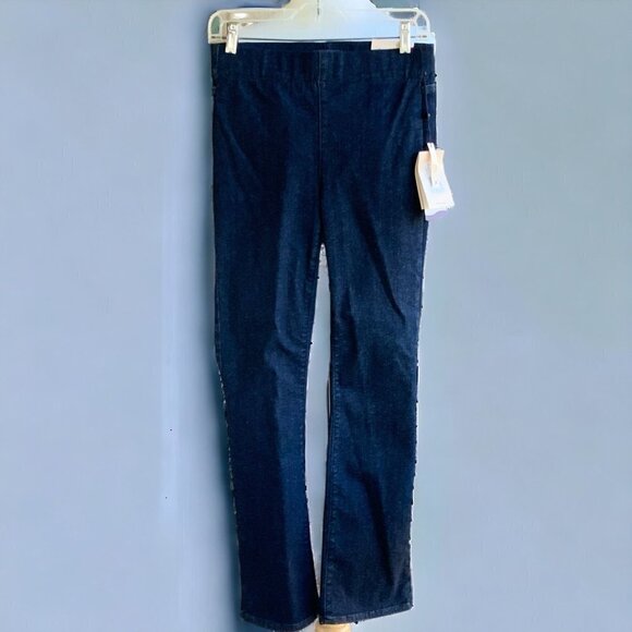 NYDJ ladies pull on slim bootcut Langley style denim blue jeans NEW size small - Picture 7 of 12